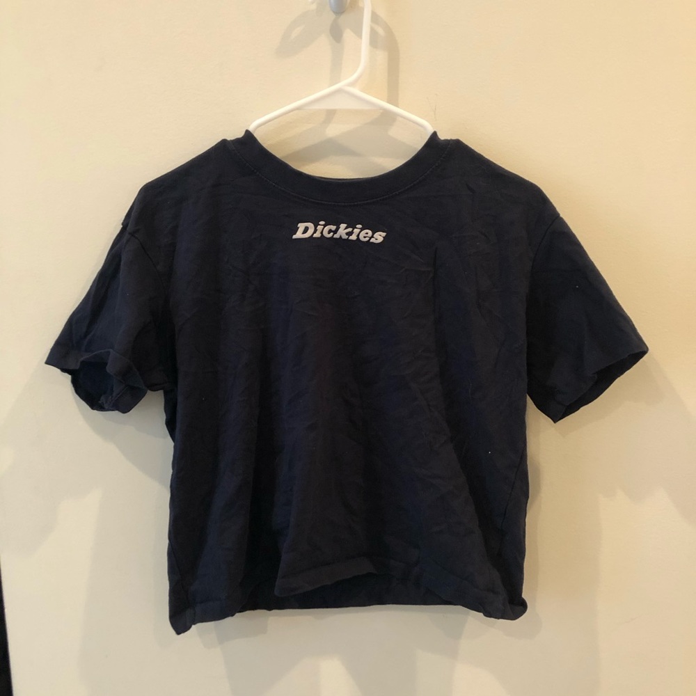 Madewell x Dickies collab cropped shirt